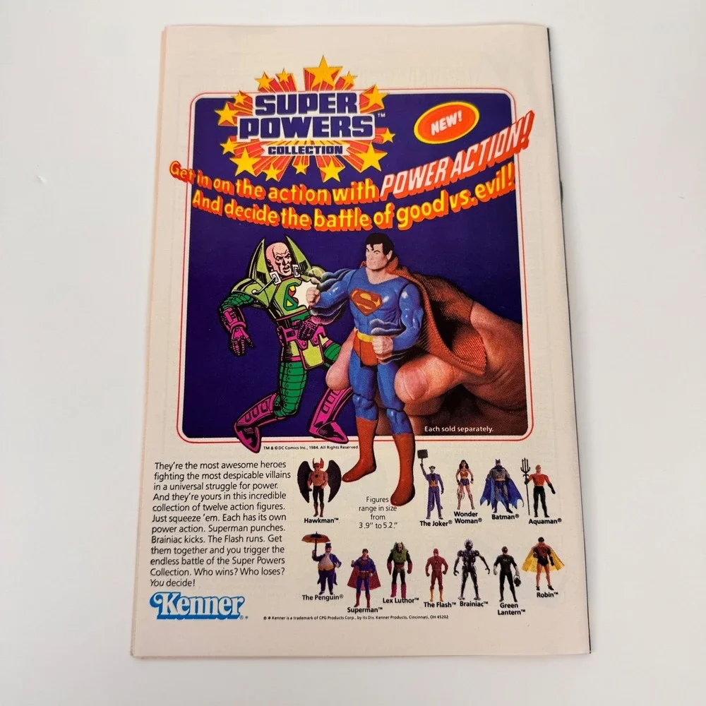 DC Comics All-Star Squadron Comic Book Crisis Crossover 1985  w/Board & Bag